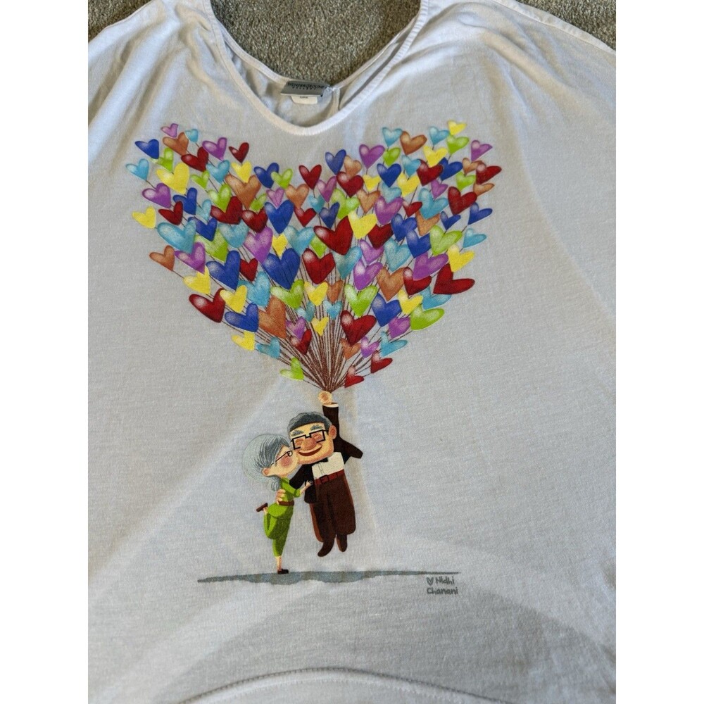 Disney Wonderground Gallery Pixar Up Shirt Top Women's Size XL see pics